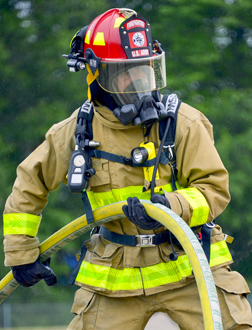 FIREMAN SUITS AND EQUIPMENT